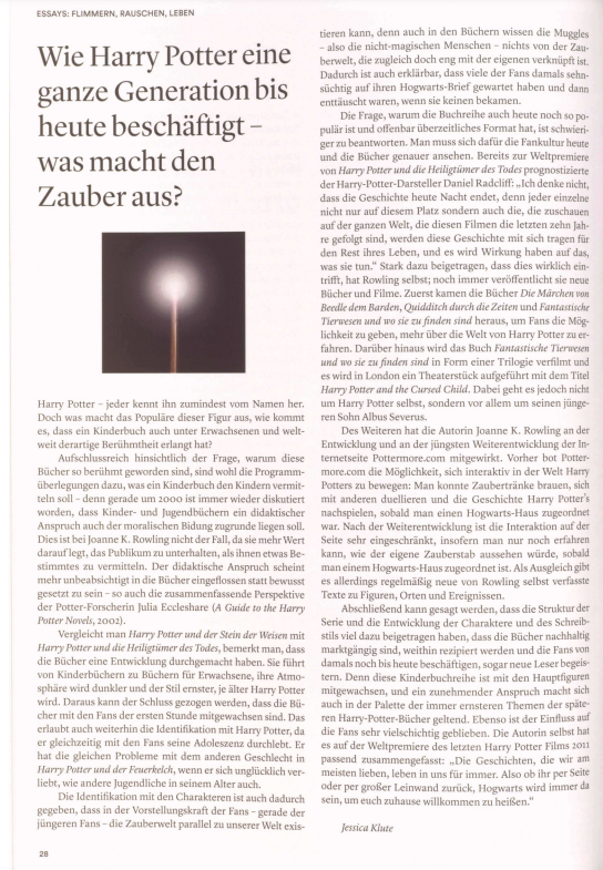 Artikel zum Thema Harry Potter zum Download